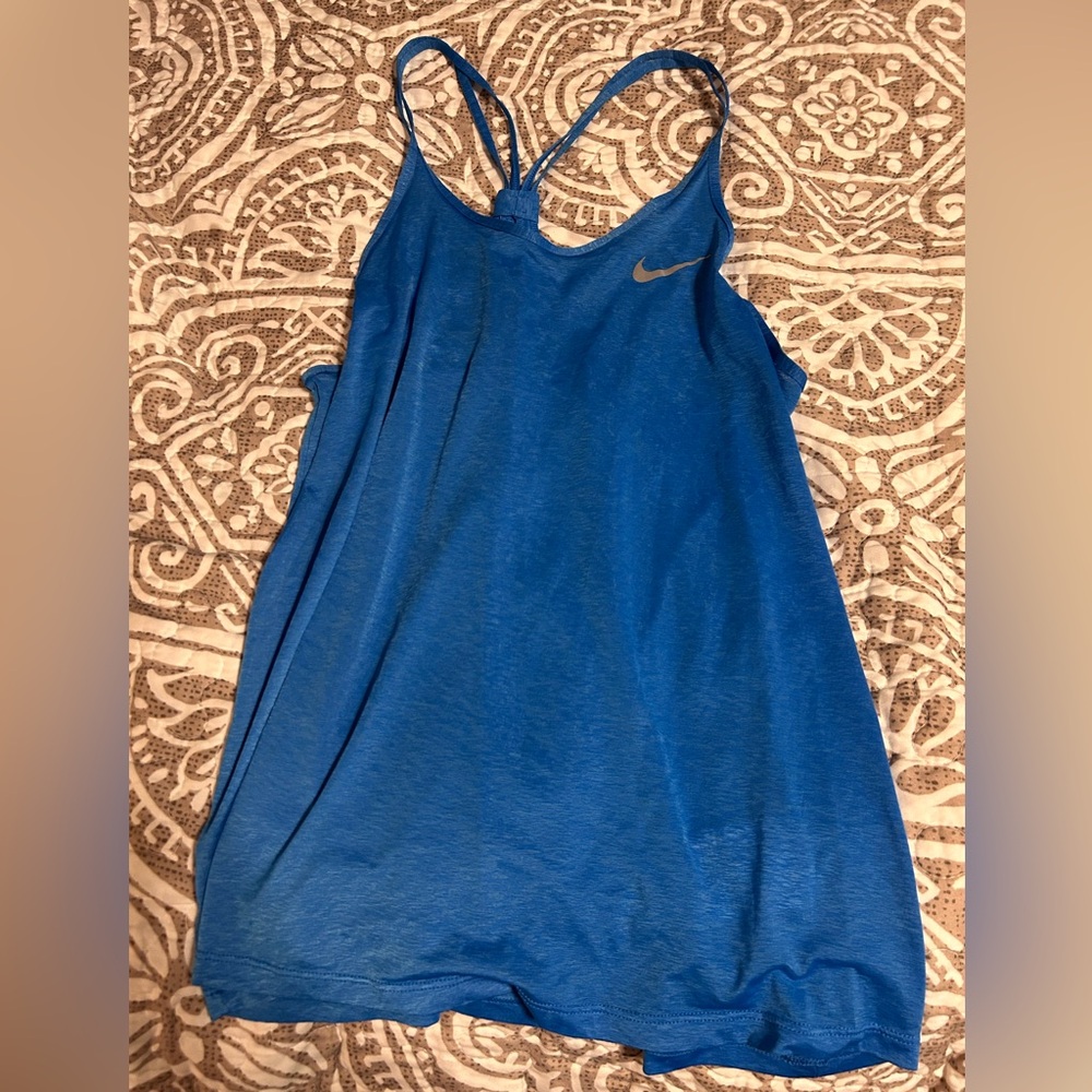 Nike Dri-FIT Light Blue Athletic Tank